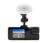 Jectse Cámara de Salpicadero DVR para Coche de 3 Canales, 1080P HD, Gran Angular de 170°, WiFi, Frontal y Trasera, con Pantalla LCD de 2 Pulgadas, Imagen de Marcha atrás.