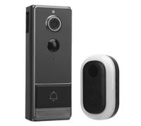 Jectse Cámara de Videos, 2.4g WiFi Inalámbrico WiFi 2 Way Talk Smart Touletl con Lente de 120 Grados, Monitoreo Remoto de Aplicaciones, Cámara de Puerta Frontal Al Aire Libre a Prueba