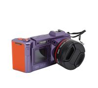 Jectse Cámara Digital 4K Cámara DSLR de 70MP con Zoom 50X Enfoque Automático Apertura F1.8 WiFi Pantalla Doble para Fotografía Video Vlogging Viajes (Violeta)