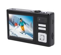 Jectse Cámara Digital de 48 MP, Grabación de Vídeo 2K, Zoom 16X, Pantalla de 2,8 Pulgadas, Cámara Retro Vlog con Luz de Flash y Filtros Integrados, para Vacaciones, Viajes, Camping