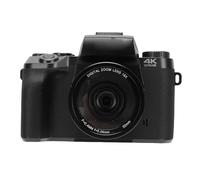 Jectse Cámara Digital de 64MP 4K, Cámara de Vlogging de Pantalla Táctil de 4.0 Pulgadas, Zoom de 16x, Soporte de WiFi, Sensor de Flash LED para Fotografía, Admite una Tarjeta de hasta