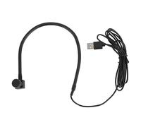 Jectse Cámara Web Central USB, Cámara Web de Pantalla Media de Enfoque Fijo de 5MP 1080P con Micrófono Incorporado, Cámara de Computadora USB Plug and Play para Visual para PC Portátil