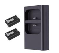 Jectse Cargador de Batería para Timbre de Doble Puerto, Carga Rápida USB C para Ring Doorbell 2 3 3 Plus 4, con Protección de Circuito Inteligente y Diseño Portátil