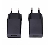 Jectse Cargador de Pared USB de 2 Paquetes de 5W, de Poco Ruido para Teléfonos, Tabletas, Auriculares, Bancos de Energía (Enchufe de la UE)