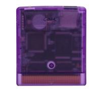 Jectse Cartucho de Juego para GB/GBC//SP, Tarjeta de Memoria Integrada de 8GB Compatible con MBC1 MBC2 MBC3 MBC5, con Gestión de Archivos de Arrastrar y Soltar, (Púrpura transparente)