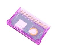 Jectse Cartucho Flash GBA, Cartucho de Juego Flash Cart, Capacidad Máxima 2 GB, Rendimiento óptimo, para GBA/SP/GBM/IDS/NDS/NDSL (púrpura transparente)