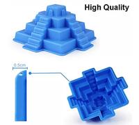 Jectse Castillo de para Playa, Juguetes Modelo, Conjunto Colorido, Material PP Seguro para Juegos de Jardín de, Juguetes Acuáticos, Regalo para Niños Mayores de 3 Años (6PCS)