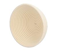 Jectse Cesta de Fermentación, Cesta Lavable para Prueba de Pan para Panadería Casera, para Hornear de Forma Innovadora para Aumento de Masa de Cocina (Redondo blanquecino 20 * 8CM)