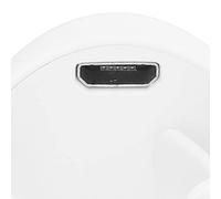 Jectse Clicker de Anillo de Control Remoto de Cámara, Obturador de Anillo de Dedo Ajustable Bluetooth 5.1 con Batería Recargable para Aplicaciones de Video de de Página de Teléfono (White)