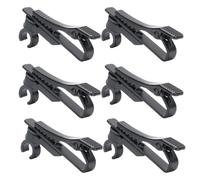Jectse Clip de Micrófono Universal, Soporte de Clip de Micrófono Ajustable, Abrazadera de Micrófono de Metal Lavalier para Enseñanza de Grabación de Videoconferencia (6PCS)