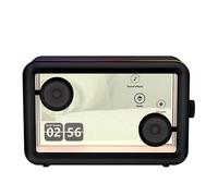 Jectse Combo de Altavoces de Marco de Nube Ai, Marco de Imagen de Altavoz de Funcionalidad Dual de 11.6 '' con Luz Ambiental, 16g ROM BT5.2 WiFi, Diseño 3D (Black)