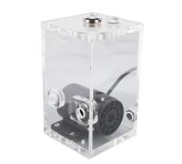 Jectse Combo de Depósito de la Bomba de Agua de PC, Bomba de Enfriamiento de Agua sin Escobillas con Interfaz G1/4, Cabezal de Bomba de 7 M de Capacidad de 850 Ml, Material Acrílico,