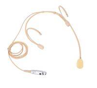 Jectse Condensador de Auriculares con Micrófono, Micrófono Colgante Doble para Colgar en la Oreja, Apto para Inalámbrico, Transmisor de Petaca con Cable XLR de 4 Pines, Parabrisas,