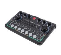 Jectse Conjunto de Paquetes de Micrófonos de Podcast, Equipo de Grabación de Sonido, Tarjeta de Sonido en Vivo para PC Smartphone Studio, RGB Lights Podcast Equipment Bundle