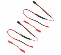 Jectse Controlador de Cabrestante de Coche RC, Mando a Distancia Universal de 3 Canales con Enchufe Adaptador, Mando a Distancia de Cabrestante de Plástico para Reemplazos