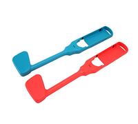 Jectse Controlador de Juego de Golf de Doble Protección Gips para Fácil de Usar para los Entusiastas del Golf Material de ABS Portátil (Azul Rojo)