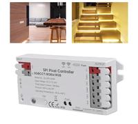 Jectse Controlador de Luz de Tira LED de Píxeles Digitales WiFi Tuya SPI, Control de Aplicación Smart Life, Fácil de Configurar para SK6812 WS2801 WS2805