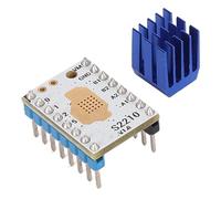 Jectse Controlador de Motor Paso a Paso de Impresora 3D Silenciosa, 256 Micropasos, Pins CFG, Disipador de Calor, para A4988, No Se Requiere Programación de Software, Fácil de Usar