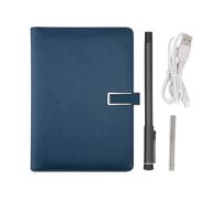 Jectse Cuaderno Digital con Lápiz Inteligente, Sincronización en Tiempo Real para Digitalizar, Conjunto de Escritura Inteligente de Papel Inalámbrico Bluetooth, Convertir a Texto, (Azul Profundo)
