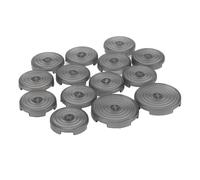 Jectse Cubierta para Llave del Controlador de Lucha, Antideslizante, Teclado para Juego de Lucha, Antiarañazos, Excelente Experiencia Táctil, 14 Piezas para Reemplazo (#1)