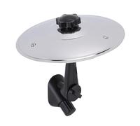 Jectse Cymbal de Accidente Automovilístico, de Acero Inoxidable en el Choque del Automóvil, la Ventilación de Aire del Platillo Hace que su Conducción Sea Más Divertida con una (SILVER)