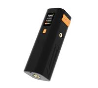 Jectse de Batería, USB PD Entrada Salida D Tap Pantalla OLED Empuñadura de Alimentación de Cámara con Conector de Lámpara Universal, para Cámara Luz de Video Teléfono Inteligente