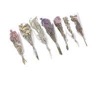 Jectse Decoración Floral del Hábitat del Animal Pequeño 7PCS Flor de la Jaula del Lecho del Hámster para el Conejillo de Indias, Plástico