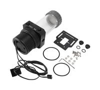 Jectse Depósito de Bomba Integrado para PC, Tanque de Bomba de Refrigeración por Agua de 12V 18W, Filtro de Malla 30, 1100L/H G1/4 para Sistema de Refrigeración por Agua de Computadora