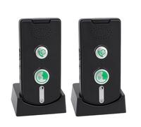 Jectse Dispositivo de Llamadas de Walwie Talkie de 2 Vías de Voz Inalámbrica, Intercomunicador de Súper Largo Rango, IP54 IP54 Rain Rain One Operation Volumen Ajustable para la Oficina