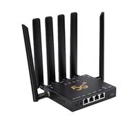 Jectse Enrutador 5G Enrutador de Tarjeta SIM Inalámbrico Industrial, SA NSA 5G CPE de Banda Dual con Bloqueo de Banda para Europa, Asia, África, Australia