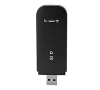 Jectse Enrutador de Hotspot Móvil 4G LTE, 10 Usuarios de Punto de Acceso WiFi Portátil con Ranura de Tarjeta SIM, Cifrado WPA2 WPA2 4G LTE USB Dongle para PC de Teléfono Portátil PC PC (Black)