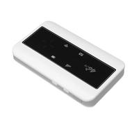 Jectse Enrutador de WiFi de Mano 4G LTE, Admite hasta 10 Dispositivos, Batería de 2100 MAh, Enrutador de Viaje B1 B3 B5 B7 B8 B20 B38 B40 B41 Bandas (White)