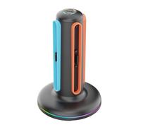 Jectse Estación de Cargador Controlador, 4 en 1 Estación de Cargador de Controlador Magnético con Cable USB Tipo C para Cargar Rápido