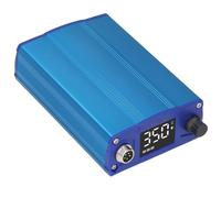 Jectse Estación de Soldadura con Control de Temperatura Inteligente, Kit de Soldador de 75 W con Pantalla LCD, Cable de Tierra Antiestático, Apagado Automático, para Reparación de (Enchufe de la UE)