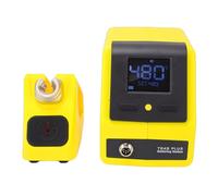 Jectse Estación de Soldadura de Cautín, Kit de Soldador Eléctrico Portátil de 120 W con Pantalla LCD y Control de Temperatura Inteligente, para Reparación de Electrodomésticos de (Enchufe de la UE)