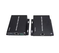 Jectse Extensor USB 3.2 a Través de CAT6A, 100m 4 Puertos USB 3.2, Transferencia de Datos 5 Gbps, Configuración de Enchufe y Reproducción, No Se Requiere un (Enchufe de la UE)