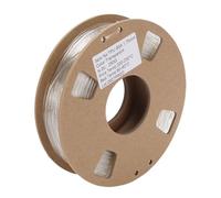 Jectse Filamento de Impresora 3D Flexible, Filamento TPU 1.75 Mm 95a 250g Alta Elasticidad para la Mayoría de las Impresoras, Transparentes, Ideales para Solas de Zapatos, Correas