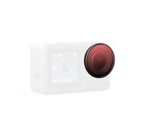 Jectse Filtro de Buceo para Cámara, Marco de Aleación de Aluminio con Perilla Roscada de Liberación Rápida para 5 Pro 4, Lente Protectora Resistente Al Agua de 2,0 Mm de Grosor (luz roja)