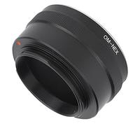 Jectse FOTGA OM-NEX Convertidor de Lentes de Aleación de Aluminio para Lentes OM a Cámara con Montura E, Exposición Manual, Enfoque Manual, Adecuado para NEX-3/NEX-6, Negro