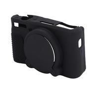 Jectse Funda de Silicona Compatible con Cámara Digital SX740 SX730, Textura Antideslizante Especial, Diseño Que No Se Quita con Fácil Acceso a la batería. (Black)