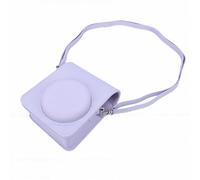 Jectse Funda Retro para Cámara Mini13, Funda Protectora de Cuero PU con Correa de Hombro Ajustable y Cubierta Superior Extraíble (Púrpura 27,5x9,5x2cm/50,2x3,74x0,79 Pulgadas)