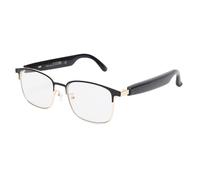 Jectse Gafas de Bluetooth Inteligentes para Mujeres, Gafas de Luz Azul con Control de Voz de Micrófono de Altavoz, Audio Bluetooth Gafas de Sol Inteligentes para Música Que Conduce (Dorado)