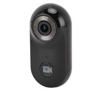 Jectse Grabadora de Vídeo Portátil, Cámara de Cuello para Mascotas, Correa Ajustable HD 1080P con Aplicación para Vlogging (Black)