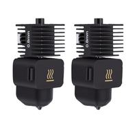 Jectse Hotend para Impresora 3D, Boquilla de Acero Endurecido de 0,8 Mm Hotend Totalmente de Metal con Cubierta de Silicona para Impresora FDM Combinada X2D H2S H2D P2S A1 A1 (2PCS)