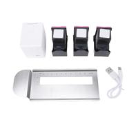 Jectse Impresora Comestible para Pasteles, Impresora de Alimentos de Color Portátil de Mano con 3 Cartuchos de Tinta para Pastel de Pastel 3D Arte de Comida de Pan, 600 MAh Recargable