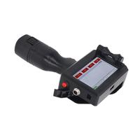Jectse Impresora de Inyección de Tinta de Mano Ajustable 4 Máquina de Impresión CPU de 600 Ppi para Propietarios de Pequeñas Empresas Plástico/Tela/acrílico (EU Enchufe AC110-240V)