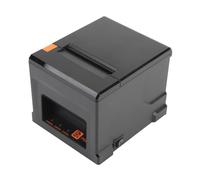 Jectse Impresora de Recibo Térmico, Alerta de Papel de Carga de 80 Mm 100-240V USB POS Comando Impresora Termal POS con Auto Cutter para Supermercado (Enchufe de la UE)