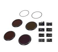 Jectse Juego de Filtros ND, Vidrio óptico Magnético ND8 ND16 ND32 ND64 Filtros para Cámaras sin Espejo, con Anillos Adaptadores para LX10 G7X3 G7X2 ZV1 RX100 GR4 GR3 GR2