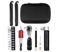 Jectse Juego de Herramientas para Bicicleta con Llave de Trinquete de 72 Dientes con Antideslizante para Bicicletas de Montaña de Carretera Acero de Aleación 219 G 12,8 X 8,5 X 4 Cm (HERRAMIENTA2)