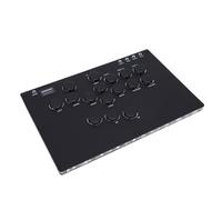 Jectse Juegos de Lucha Fight Stick, Controlador de Juego de 16 Teclas Intercambiable en Caliente con Iluminación RGB y Limpieza SOCD, para para para OS X para Victorias